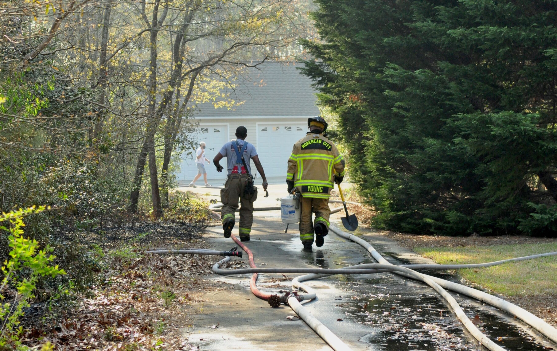 Fire marshal rules unattended barrel fire the cause of blaze that destroyed building on Highway 24